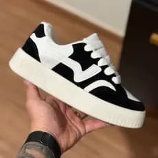 Tenis Feminino Casual Academia Tenil Na Moda Promoção Black Friday