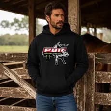 Moletom Canguru Country Texas Rodeio Touro Casaco Frio Agro Estilo Americano Com Capuz Unissex Pbr