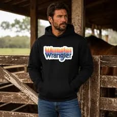Moletom Canguru Country Texas Rodeio Touro Casaco Frio Agro Estilo Americano Com Capuz Unissex Premium