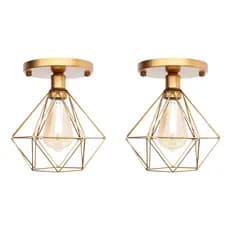 kit 2 Luminarias de Teto Plafon