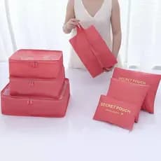 Organizador De Mala De Bagagem Viagem Kit 6 Necessaire Bolsa para mala-dl