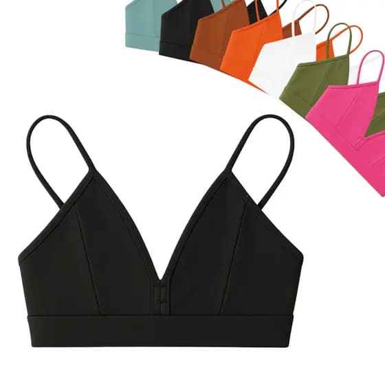 Kit 2, 3 ou 4 Tops Slim Fitness Poliamida Feminino Esportivo Cores on the rise Verão Inverno
