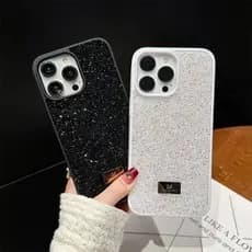 Luxo SWARO Rhinestone Brilhante Caixa De Cristal De Diamante Para IPhone  11 12 13 14 15Pro Max Mulher Capa Estilo Bling