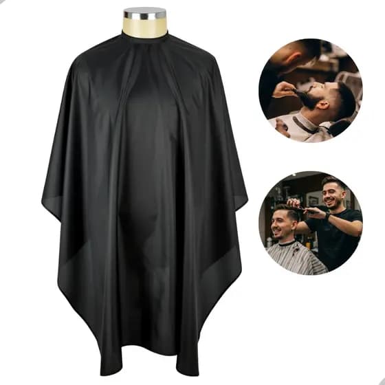 Capa De Corte Cabeleireiro Barbeiro c/ Zíper Poliester Adulto