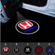 2pcs Lâmpada De Boas Vindas Projecção A Laser Decoração De Porta Para Honda Civic 4 Portas sedan 2006-2011 Hybrid 09-11