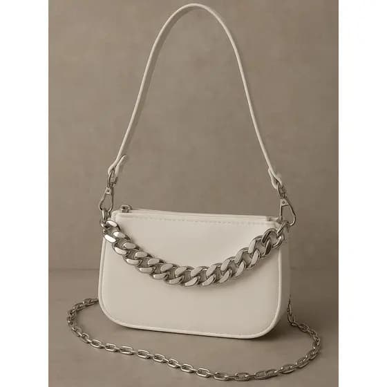 Bolsa Sarinha Com 2 Alcas E  1 Ferragem Plastico