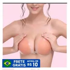 Sutiã Adesivo Silicone Invisível UnBra Aumenta E Levanta Seios