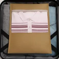 Kit 5 Saquinho Organizador de Guarda-Roupa p/mala de Viagem