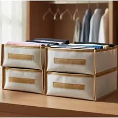 Kit 4 Colmeia organizadoras (P) de gavetas  guarda Roupas 36×20×10