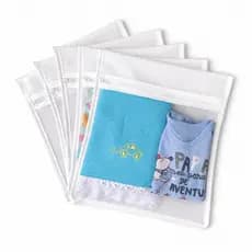 kit 5 Saquinhos Organizador Maternidade Multiuso para Roupas e Fraldas
