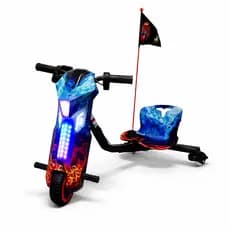 Triciclo Infantil Elétrico Drift Oficial 6.5 Poleg. Com Luz LED e Bluetooth MP3