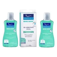 Kit Facial Nupill Derme Control Peles Mistas e Oleosas c/3
