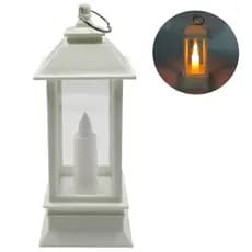 Mini Luminária C/ Vela Led 12x5,5cm em Plástico Interponte