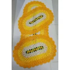 JOGO DE COZINHA EM CROCHÊ, JOGO DE COZINHA, PASSADEIRA DE CROCHÊ, PASSADEIRA,TAPETES DE CROCHÊ, TAPETES.