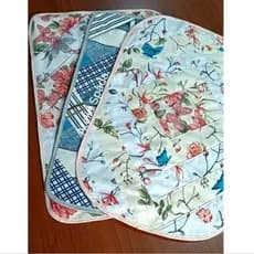 kit com 3 tapetes de retalhos,tapetes versáteis. CORES ALIETÓRIAS/ Medindo: 60 X 40cm.