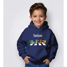 Moletom Infantil poke_mon Com Capuz Estampa Monstrinho Colorido pika_chu Bolso Canguru Inverno