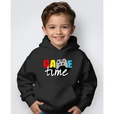 Blusa Moletom Infantil Canguru Capuz Inverno Game Time Jogos Envio 24h