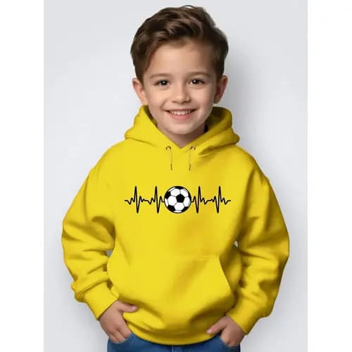Blusa Moletom infantil Colorido Unissex Inverno Futebol Lançamento Imperdível