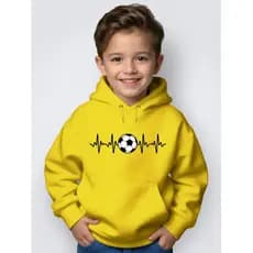 Blusa Moletom infantil Colorido Unissex Inverno Futebol Lançamento Imperdível