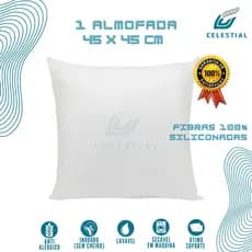 ENCHIMENTO ALMOFADA 45X45CM FIBRA SILICONADA Clássico