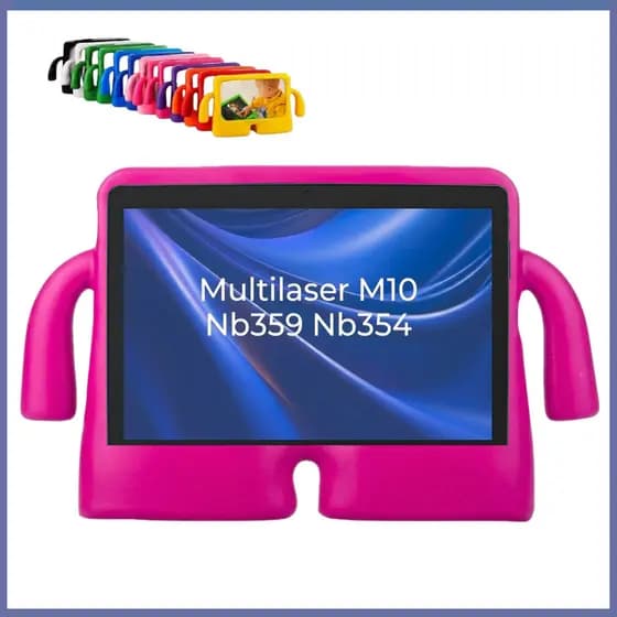 Capa Infantil Bracinhos Para Multilaser M10 Nb359 Nb354 diversas cores
