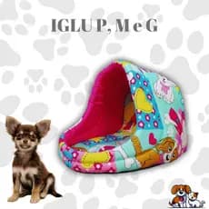 Toca Iglu Pet Cama Cachorro Gato Pequeno Médio Grande Oxford