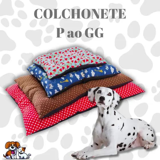 COLCHONETE PET TRICOLINE PARA ANIMAIS DOMÉSTICOS PETS
