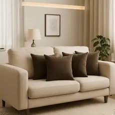 Capas Almofadas Suede 45x45 Kit 2, 4 e 6 Unidades C/ Zíper Para Sofá Sala Quarto Decorativas