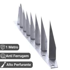 1 Metro De Lança Simples Para Muro Proteção Espeto Cerca Ouriço Alta Perfurante