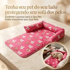 Cama Caminha Pet Cachorro Gato Protetor De Sofá Impermeável Confortável Pequeno