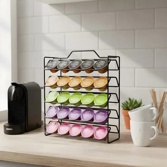 Porta Cápsulas de Café Dolce Gusto 32 40 50 unidades Organizador Cozinha Suporte Reforçado