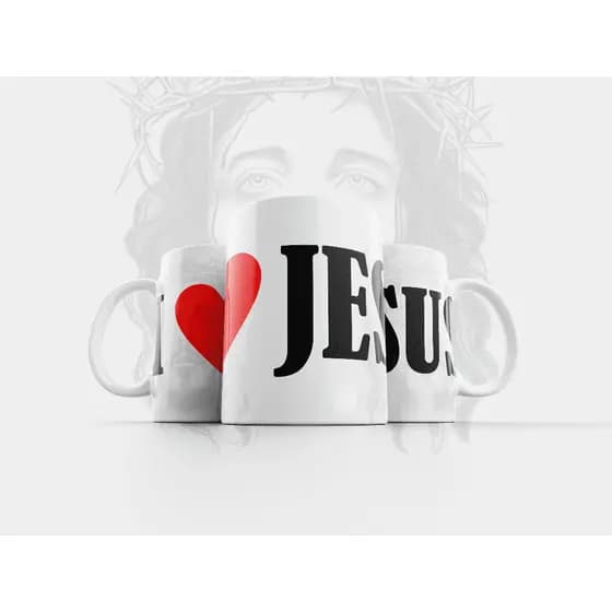Caneca Religiosa Jesus amor MEGA OFERTA!