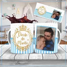 Caneca Dindo e Dinda Personalizada Com Foto