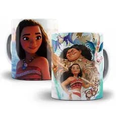 Caneca Moana Disney Personalizada Modelo 2