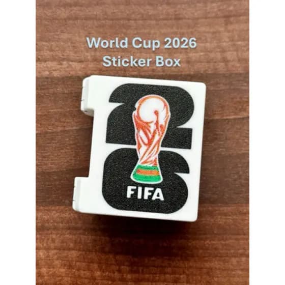 caixa organizador porta figurinhas copa do mundo fifa Word 2026