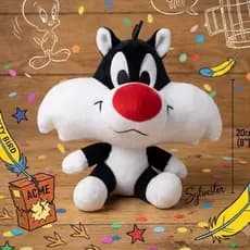 Pelúcia Frajola Looney Tunes 20cm Macio Antialérgico Infantil Presente Decoração
