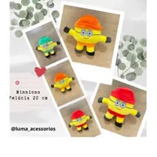 Minions 20 cm Urso a pronta entrega Envio Imediato Cores Sortidas