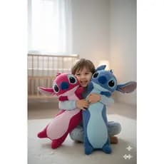 Almofada Pelúcia Stitch Xuxão Grande De Corpo 66cm Criança Xuxão Stitch