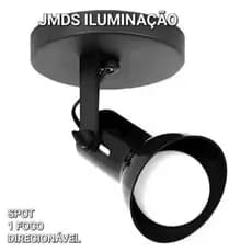 kit com 25 unidades Canopla spot 360 direcionavel 1 focos
