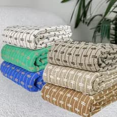 Manta Para Sofá Grande Decorativa Coberta Luxuosa Gigante 2,50 x 1,80 100% Algodão Varias Cores