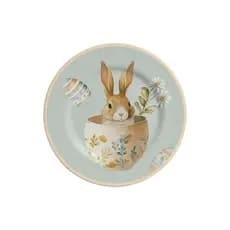 Conjunto 6 Pratos de Sobremesa Easter Colors Alleanza