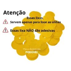 1 Pacote Lixa Laminar Ungueais Unhas 1 Mandril 1 Apoio em acrílico Laminar