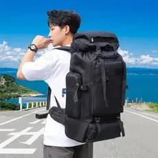 Mochila multifuncional de grande capacidade com 70L de tecido oxford à prova d'água 6031