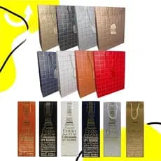 Sacola Papel Para Presente Luxo Bolsa Embalagem Colorida Aniversário