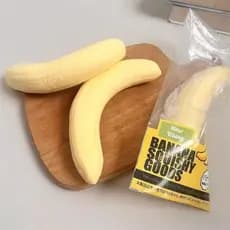2 Em 1 Realista Banana Mole E Decoração De Adereços De Comida Brinquedo De Apertar De Ascensão Lenta Para Padaria Domést