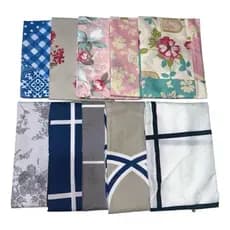 Kit 6 Fronhas Avulsas Algodão 180 Fios fronhas envelope com detalhes em lési varias estampas lindas