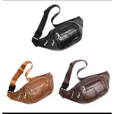 POCHETE EN COURO MASCULINA , FEMENINHA BOLSA DE CINTURA TRANSVERSAL