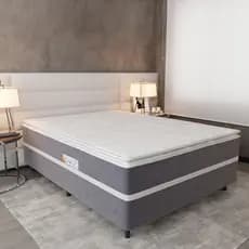 Cama Box Casal Conjugada (138x188) D28 New Breare Topázio