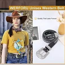 Cinto Feminino Country em Strass Brilhos Ocidental Cowboy Tachas Blogueira Moda Balada Festival