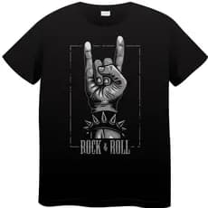 Camisa, Camiseta, Rock and Roll, Envio Rápido, 100 % Algodão
